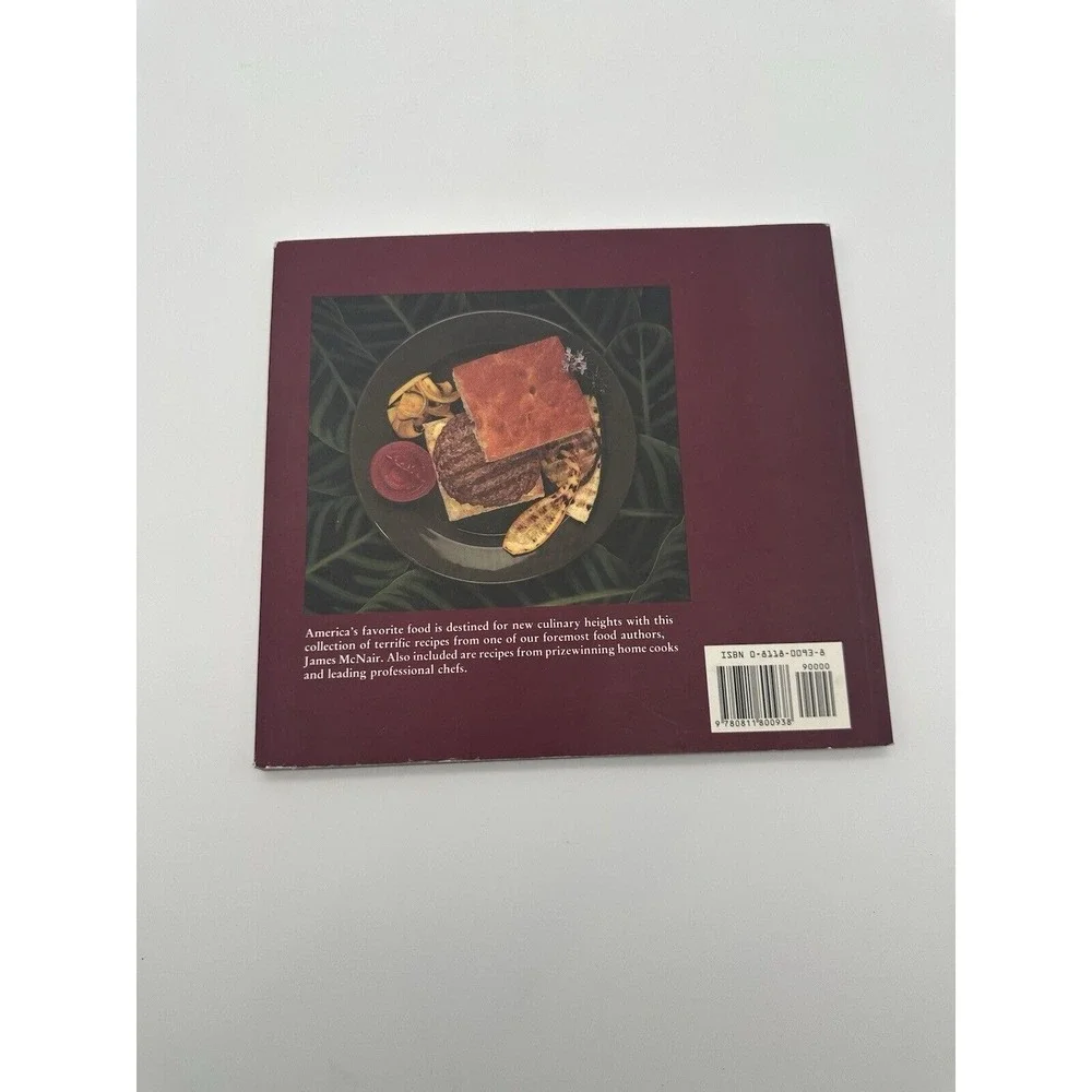 James McNair's Burgers‎ Cookbook 1992 Basics Standard Chef Chicken Bean Calypso